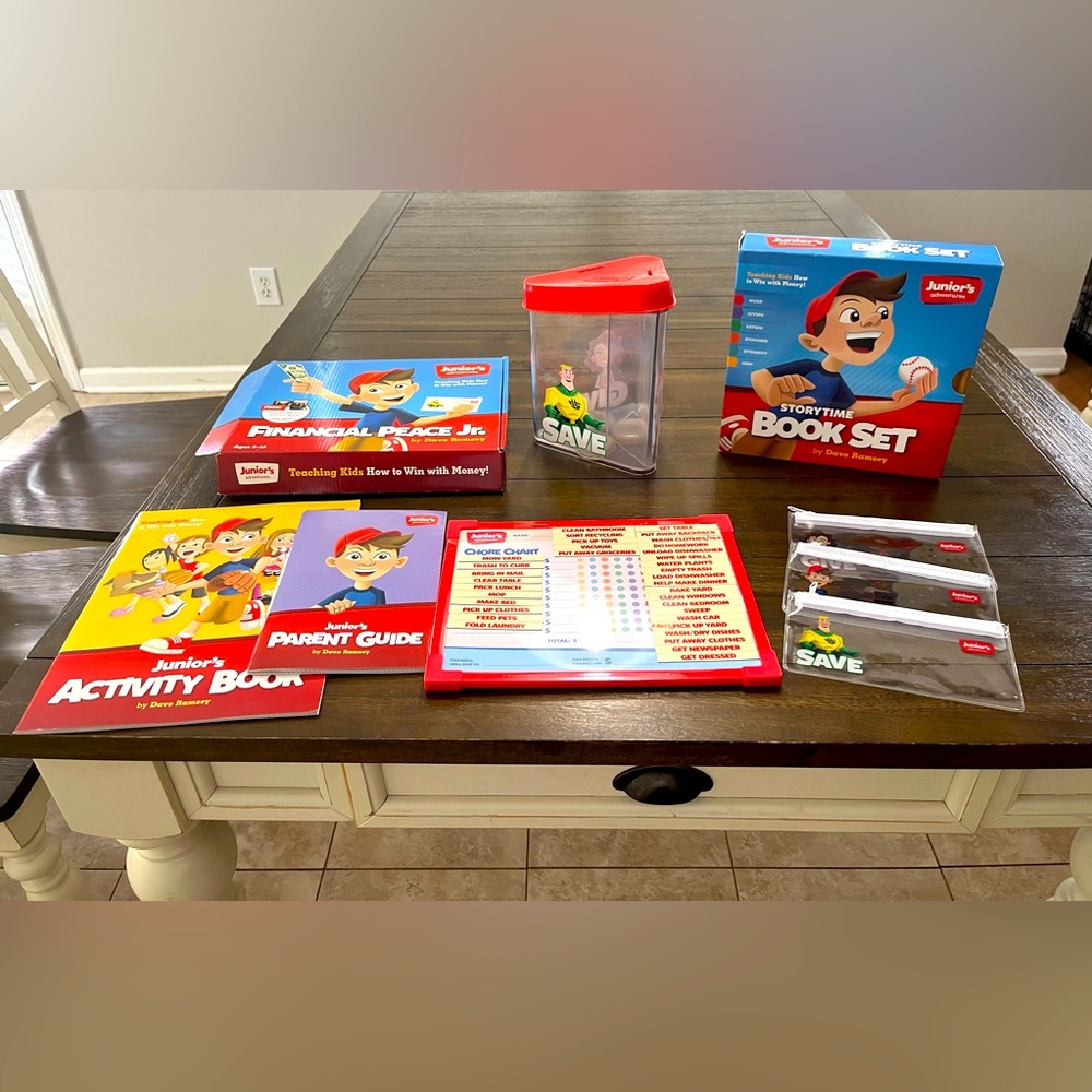 Financial peace Jr Super Pack by  Dave Ramsey. Ages 3-12